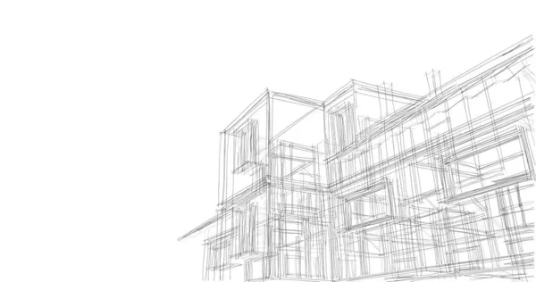 House Concept Sketch Illustration — Stock Photo, Image