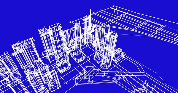 Obrázek Architekturu Měst Budov — Stock fotografie