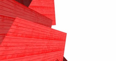 3D soyut beton küp arka plan 