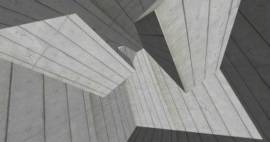 3D soyut beton küp arka plan 