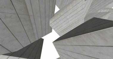 3D soyut beton küp arka plan 