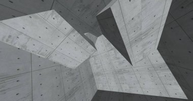 3D soyut beton küp arka plan 