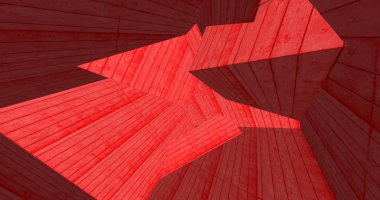 3D soyut beton küp arka plan 