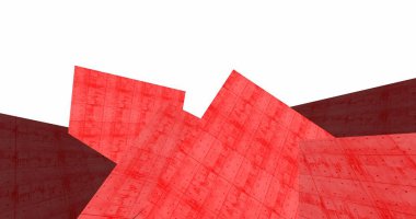 3D soyut beton küp arka plan 