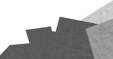 3D soyut beton küp arka plan 