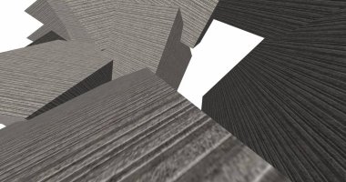 3D soyut beton küp arka plan 