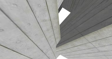 3D soyut beton küp arka plan 