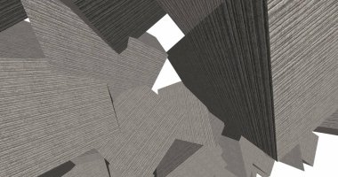 3D soyut beton küp arka plan 