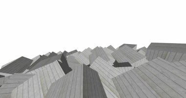 3D soyut beton küp arka plan 