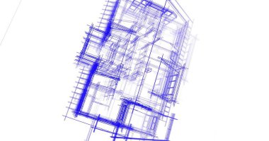 Ev kavramı kroki 3d çizim