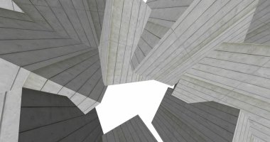 3D soyut beton küp arka plan 