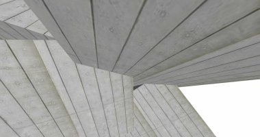 3D soyut beton küp arka plan 