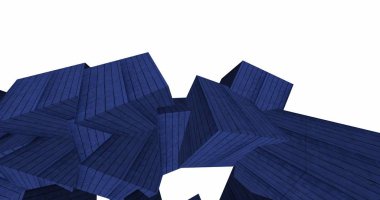 3D soyut beton küp arka plan 