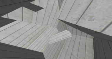 3D soyut beton küp arka plan 