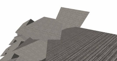 3D soyut beton küp arka plan 