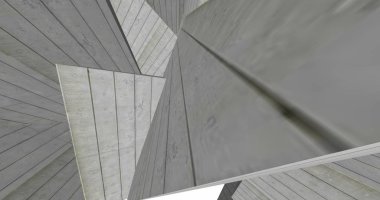 3D soyut beton küp arka plan 