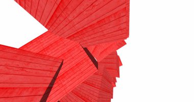 3D soyut beton küp arka plan 