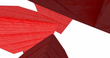 3D soyut beton küp arka plan 