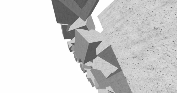 抽象混凝土立方体背景 — 图库照片
