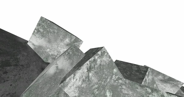 3d abstract concrete cubes background