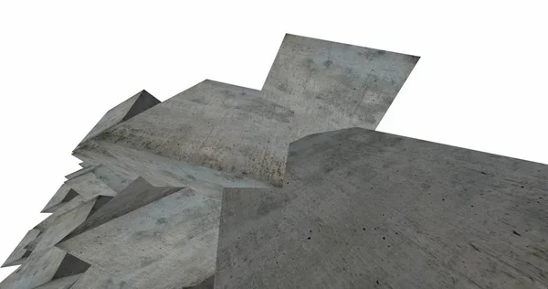 Abstract Concrete Kubussen Achtergrond — Stockfoto