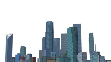 Mimari bina, kentsel kentsel illüstrasyon tasarımı, soyut arkaplan.