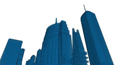 Mimari bina, kentsel kentsel illüstrasyon tasarımı, soyut arkaplan.