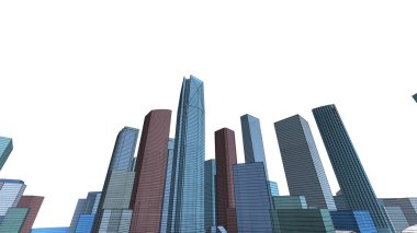 Mimari bina, kentsel kentsel illüstrasyon tasarımı, soyut arkaplan.