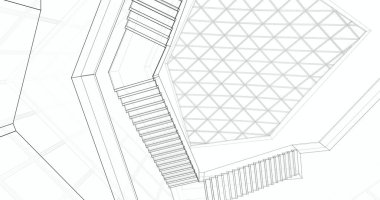 soyut mimari duvar kağıdı, dijital arkaplan