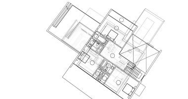 soyut mimari duvar kağıdı, dijital arkaplan