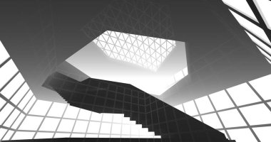 soyut mimari duvar kağıdı, dijital arkaplan