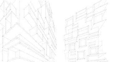 soyut mimari duvar kağıdı, dijital arkaplan