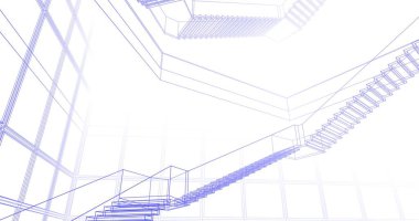 soyut mimari duvar kağıdı, dijital arkaplan