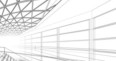 soyut mimari duvar kağıdı, dijital arkaplan