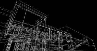 çizgili mimari duvar kağıdı, dijital arkaplan