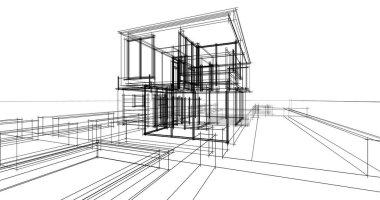 soyut mimari duvar kağıdı, dijital arkaplan