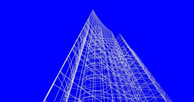 soyut mimari duvar kağıdı, dijital arkaplan