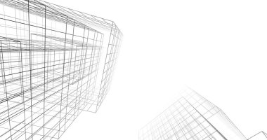 soyut mimari duvar kağıdı, dijital arkaplan