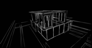 soyut mimari duvar kağıdı, dijital arkaplan