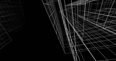 soyut mimari duvar kağıdı, dijital arkaplan