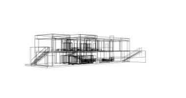 çizgili mimari duvar kağıdı, dijital arkaplan