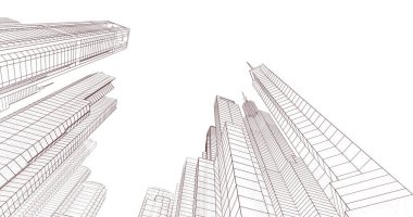 soyut mimari duvar kağıdı, dijital arkaplan