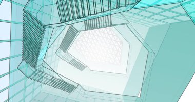 soyut mimari duvar kağıdı, dijital arkaplan