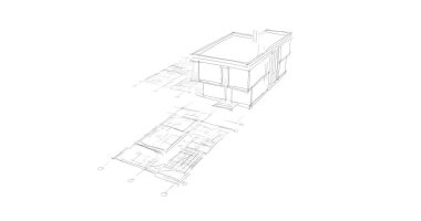 çizgili mimari duvar kağıdı, dijital arkaplan