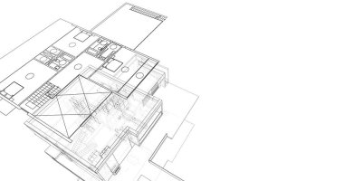 soyut mimari duvar kağıdı, dijital arkaplan