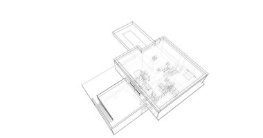 çizgili mimari duvar kağıdı, dijital arkaplan