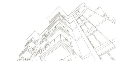 çizgili mimari duvar kağıdı, dijital arkaplan