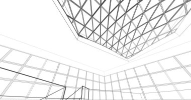 soyut mimari duvar kağıdı, dijital arkaplan