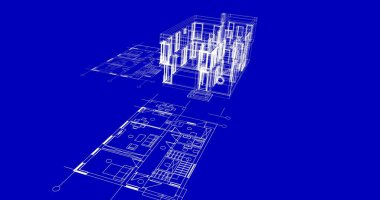 çizgili mimari duvar kağıdı, dijital arkaplan