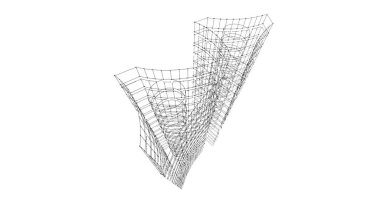 soyut mimari duvar kağıdı, dijital arkaplan